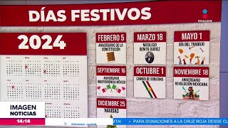 Estos son los días festivos del 2024  Noticias con Crystal Mendivil [upl. by Nylodnew]