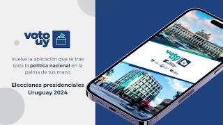 VotoUY la aplicación de las elecciones en Uruguay 2024 [upl. by Platas]