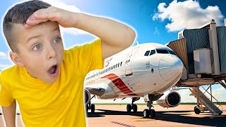 Educational Airplane Videos for Kids 🧳 Airport for Kids ✈️ Prepare your child for first PLANE Ride [upl. by Crin]