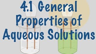 Properties of Aqueous Solutions 1 [upl. by Sorazal2]