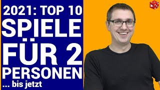 Meine Top 10 besten 2 Personen Brettspiele 2021 bis jetzt  Gute Spiele für zwei Spieler [upl. by Osyth471]