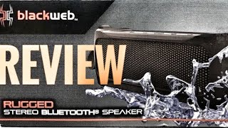 Blackweb Bluetooth Portable Speaker  REVIEW [upl. by Beckie]