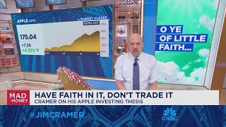 Jim Cramer talks keeping faith in Nvidia and Apple [upl. by Nauht]