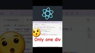 React logo using only one div [upl. by Livingston724]