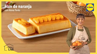 Flan de naranja 🍊🍮  Recetas de frutas y verdura  Lidl España [upl. by Milissa]