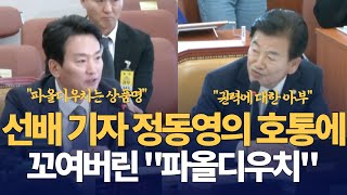 디올 백이 quot파올 디우치quot된 KBS 박장범 사장 후보자 인사청문회 [upl. by Trimmer]