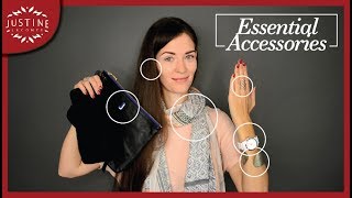 10 essential accessories  CAPSULE WARDROBE GUIDE  Justine Leconte [upl. by Asital]