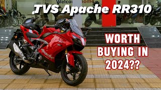 All New Tvs Apache RR310 🚀2024 Detailed Review  Price Drop❓️💸Updates Features 2024 review [upl. by Kafka]