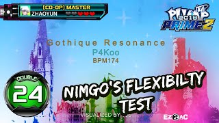 ZHAOYUN vs Gothique Resonance D24 Nimgos Flexibility Test  PUMP IT UP PRIME 2 QUEST ZONE ✔ [upl. by Jereld750]