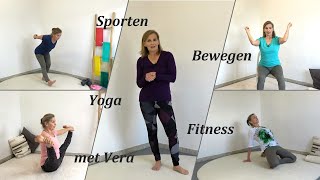 Yoga Fitness  Spieren Trainen Versterken amp Stretchen voor beginners ouderen amp semigevorderden [upl. by Ardnama345]