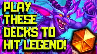 Best Hearthstone Decks Before The New Expansion [upl. by Nylodnew]