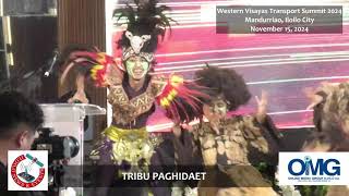 Tribu Paghidaet performs at Western Visayas Transport Summit 2024 [upl. by Aihsrop]