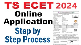 TS ECET 2024 online application process  TS ECET 2024 Application  TS ECET 2024 [upl. by Namra]