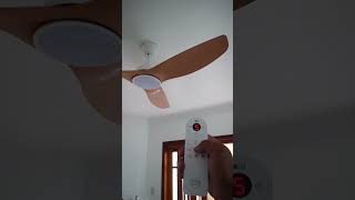 Ventilador de Teto com Controle Remoto Paraty 3 Pás 132 cm Madeira Bivolt Arteconfort electrician [upl. by Krystle338]