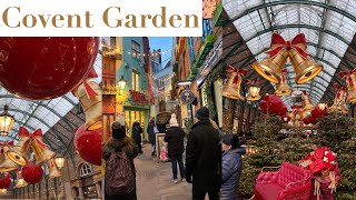 Christmas in Covent Garden London and Neals Yard [upl. by Giark]