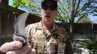 How to Sharpen a Hawk Bill Knife Blade [upl. by Durarte372]