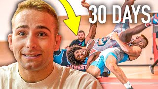 Training for the Wrestling World Team Trials [upl. by Llehcear]