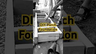 DIY Porch Foundation with Only a Nail Gun [upl. by Ahtanamas]