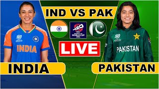 Live IND Vs PAK T20 Match Score Live Cricket Match Today  INDW vs PAKW live 1st innings [upl. by Rotberg407]