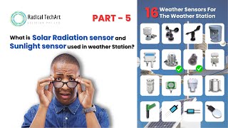 What is Solar radiation sensor and Sunlight sensor RadicalTechArt I RadicalTalks l Radical TechMart [upl. by Cressida]