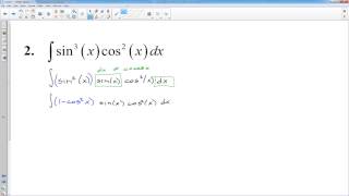 083  uSubstitution with Trig Identities [upl. by Ainel]