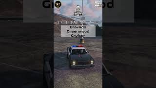 Bravado Greenwood Police Cruiser  GTA 5 Online gta gtaonline gtacars shorts [upl. by Ahtamas946]