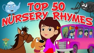 Top 50 Hit Songs  Collection Of Animated Nursery Rhymes For Kids [upl. by Eilatan721]