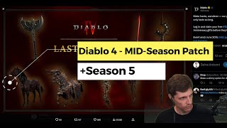 Diablo 4  MidSeason Update  Season 5 [upl. by Ahtimat]