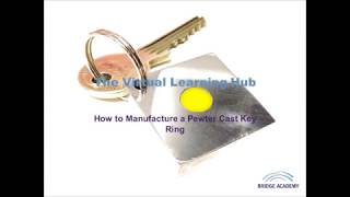 How to Manufacture a Pewter Casting Keyring Part 5 [upl. by Calvo985]