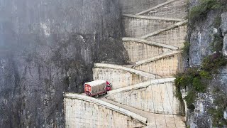 Climbing Impossible Mountain Road in China [upl. by Dorthy]