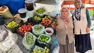 Tarhana malzemesi almaya gidiyoruz pazar alışverişi Annem ile [upl. by Lister]