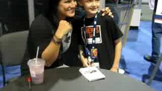 ComicCon International 2008 Gina Carano Crush Signing 2 [upl. by Mellman]