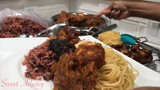 AUTHENTIC GHANA 🇬🇭 WAAKYE RECIPE  GHANA STREET FOOD [upl. by Nehr]