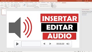 Insertar y editar audio en Power Point 2021 [upl. by Ecirtnuahs]