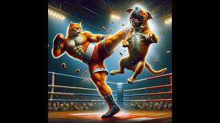 Meow Meow Fight for Daddy cat meow funny animals funny cute unstoppable [upl. by Maggie]