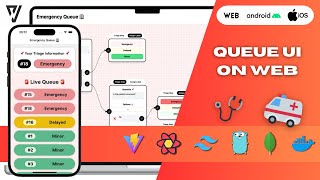 Triage amp Emergency Queue Full Stack App  9 Queue UI on the Web [upl. by Aivizt]