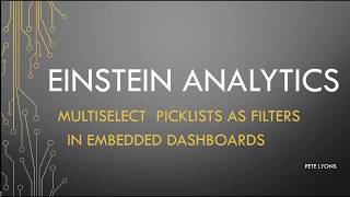 MultiSelect Filters on Embedded Dashboards [upl. by Werna780]