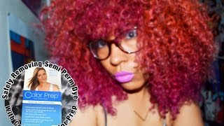 Safely Removing Semi Permanent Hair Dye in Just 20 minutes [upl. by Odlanir]