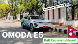 OMODA E5 Full review in Nepal  Omoda 5 ev in nepal  Better than BYD Atto 3  Loaded Featured EV [upl. by Aihsema168]