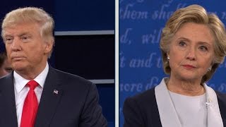 Trump and Clinton are asked to say something nice about each other [upl. by Neile]