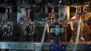 KROSNO GLASS  MACHINE MADE  STRETCHING [upl. by Gareth]