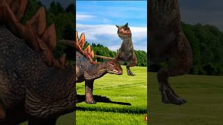 TRex Vs Carnotaurus  Jurassic World Dinosaurs 🦖 dinosaur trex carnotaurus jurassicworld viral [upl. by Aeiram]