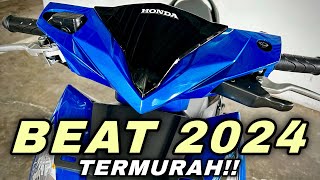 HONDA BEAT 2024 CBS BIRU HITAM [upl. by Anitsrhc637]