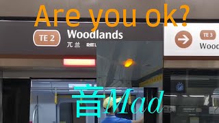 【地铁音Mad】新加坡地铁蜂鸣唱起了“Are You Ok” SMRT Thomson East Coast Line Train Door sings quotAre You Okquot [upl. by Anelys]