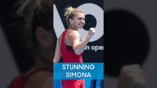 Simona Halep WINS stunning point 👀 [upl. by Frieda863]