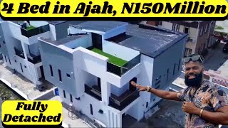 Luxury Living 4Bedroom Detached Duplex for Sale in Ajah Lekki Lagos [upl. by Repsihw]