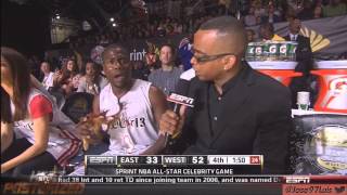 HD Kevin Hart NBA Celebrity all star weekend Houston 2013 Back2Back MVP  Hilarious LOL [upl. by Anaya]