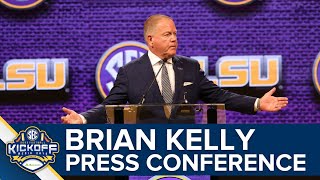 Brian Kelly full press conference at 2023 SEC Media Days [upl. by Zoi141]