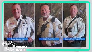 2 South Florida deputies killed 1 fighting for his life after horrific crash [upl. by Michey699]