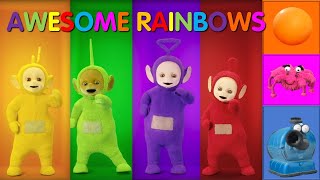 Teletubbies  Awesome Rainbows 25th Anniversary Video [upl. by Everard]